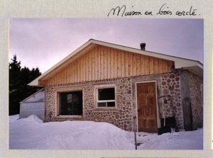 la maison en bois cordé maison en bois cordé