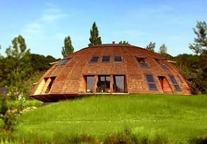 la maison ronde en bois Domespace, maison ronde en bois